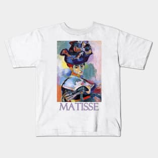 Woman with a Hat (1905) by Henri Matisse Kids T-Shirt